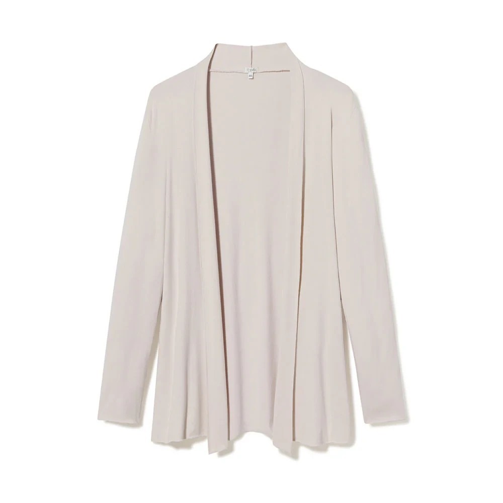 PJ Harlow‎ Amelia Super Soft Rib Knit Duster Cardigan Cloudy Eggnog / Size M